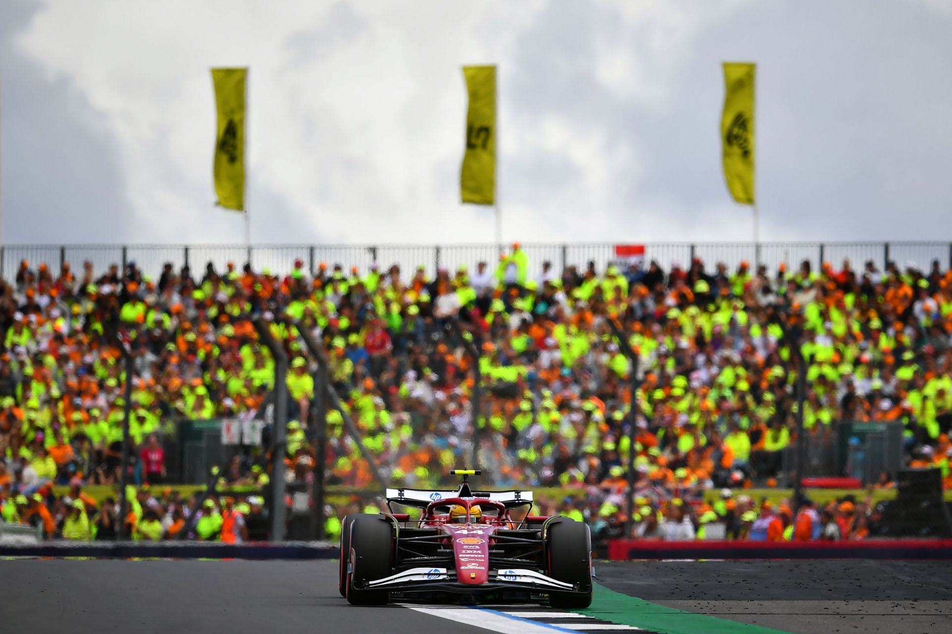 Lewis Hamilton during qualifying for the 2025 F1 Grand Prix of Great Britain - Source: Getty